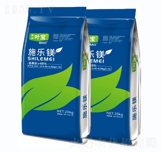 高鉀型大量元素水溶肥料12-8-40+0.2MgO+TE-施樂鎂-寶葉植物