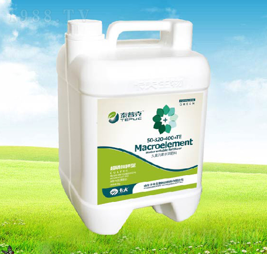 超磷超鉀型大量元素水溶肥50-320-400+TE-泰普克-卡夫