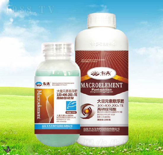 高磷促花型大量元素水溶肥100-400-200+TE-卡夫