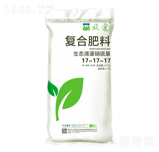 生態(tài)滴灌硝硫基復合肥料17-17-17-施途-凱龍楚興