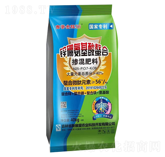 40kg摻混肥料25-7-8-吉譽金旺56-新展望