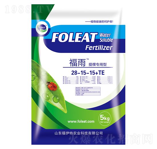 提棵專用型大量元素水溶肥28-15-15+TE-福雨-福伊特