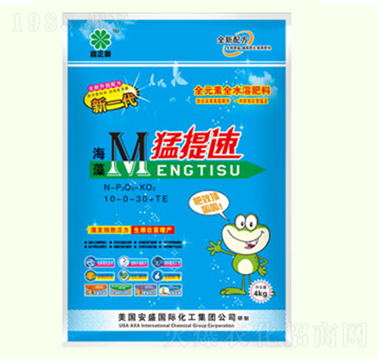 全元素全水溶肥料10-0-30+TE-猛提速-金基恒豐