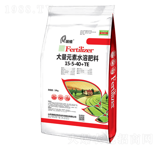 大量元素水溶肥15-5-40+TE-瑞植-瑞閣邁特