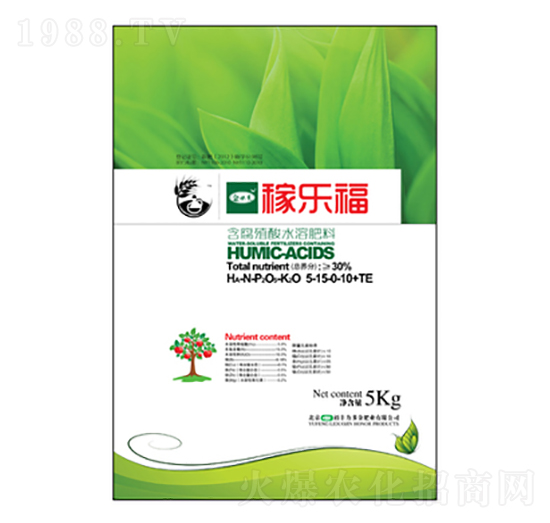 含腐植酸水溶肥料-六合金稼樂福-金必來(lái)生物