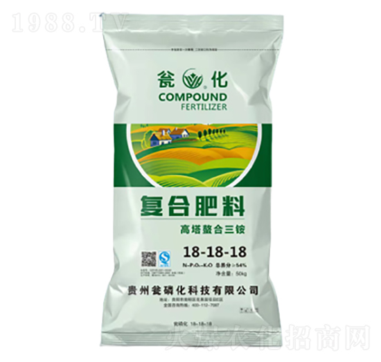 高塔螯合三銨復(fù)合肥18-18-18-甕化