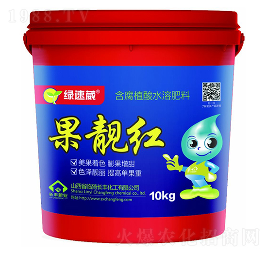 含腐植酸水溶肥料-果靚紅-綠速葳-長(zhǎng)豐化工