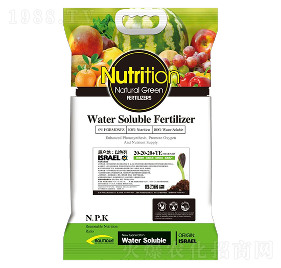 以色列純進口水溶肥20-20-20+TE-普創(chuàng)