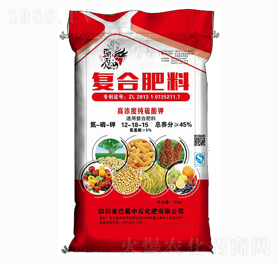 復(fù)合肥料12-18-15（紅袋）-巴蜀中石化