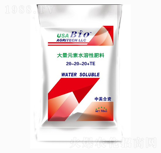 大量元素水溶肥料20-20-20+TE-農(nóng)康生物