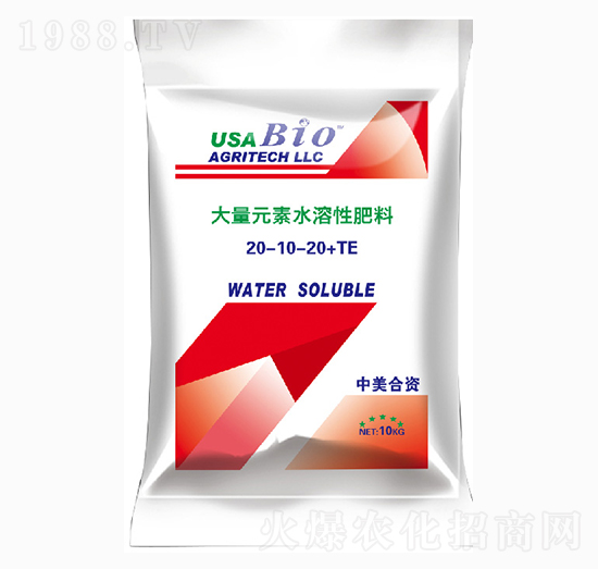 大量元素水溶肥料20-10-20+TE-農康生物