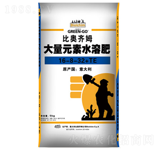 大量元素水溶肥16-8-32+TE-比奧齊姆-眾德集團(tuán)