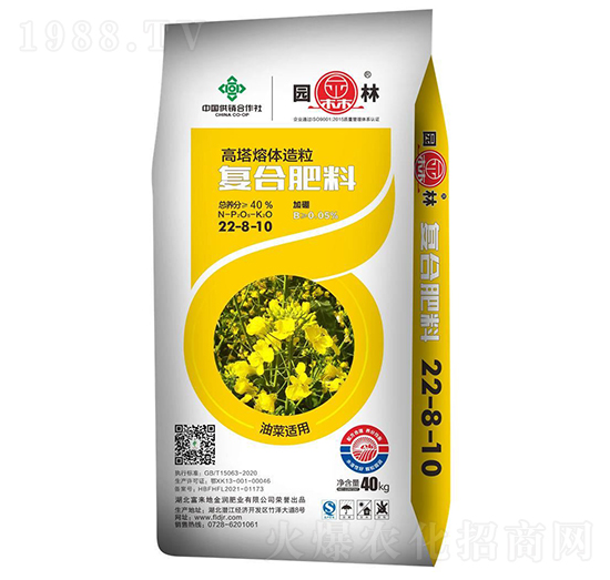 油菜適用復(fù)合肥料22-8-10-園林-富來地