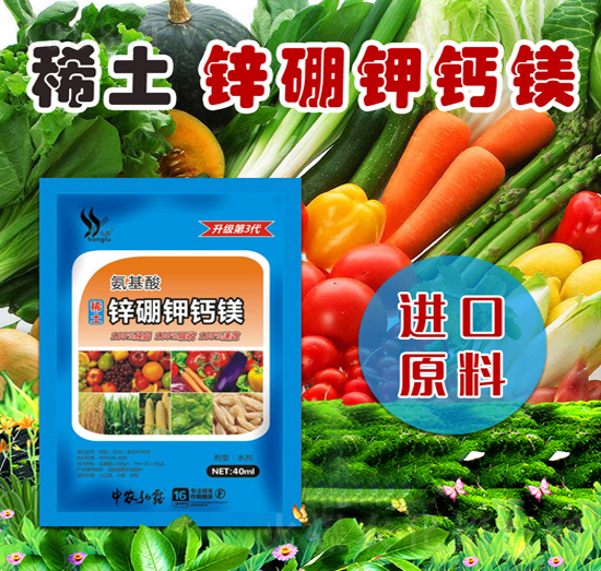 稀土氨基酸鋅硼鉀鈣鎂-中農(nóng)弘露