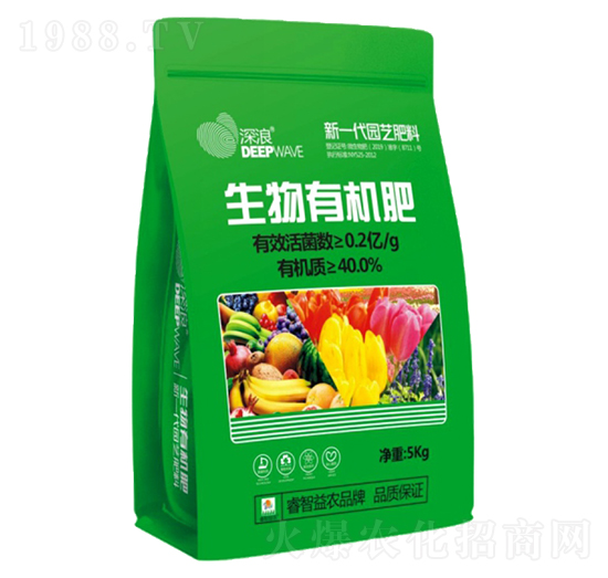 5kg生物有機(jī)肥-睿智益農(nóng)