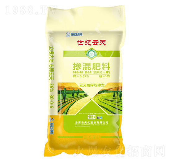 氮鉀摻混肥料30-0-6-世紀(jì)云天