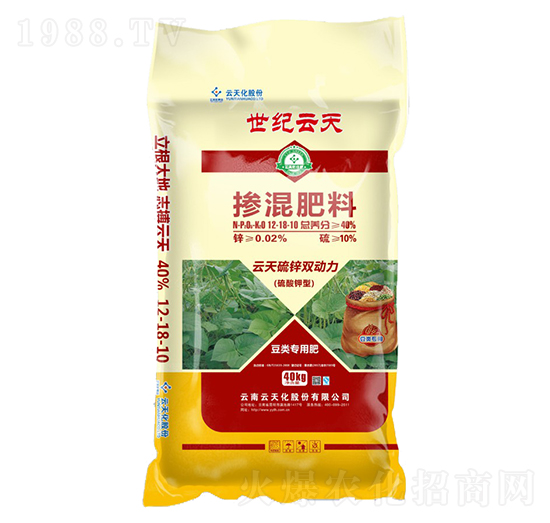 豆類專用摻混肥料12-18-10-世紀(jì)云天
