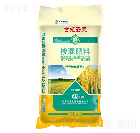 水稻專用摻混肥12-15-13-世紀(jì)云天