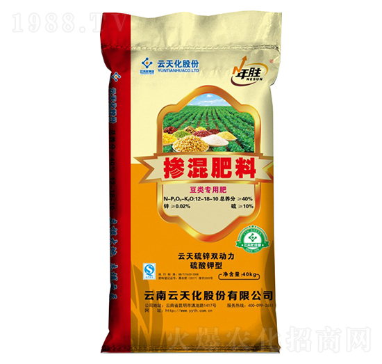 豆類專用摻混肥料12-18-10-年勝-世紀云天