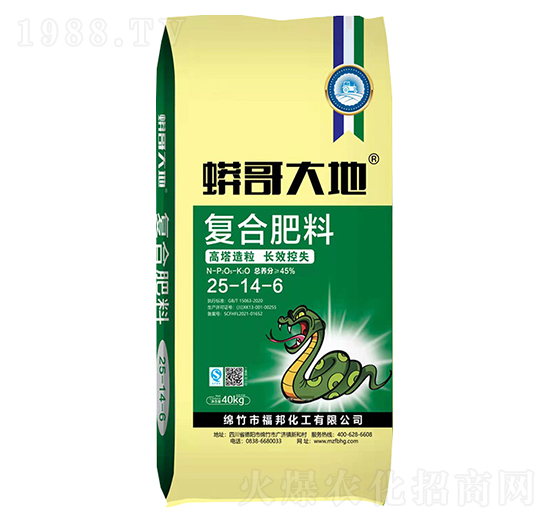 高塔造粒復(fù)合肥料25-14-6-蟒哥大地-福邦化工