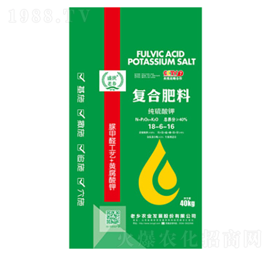 純硫酸鉀復(fù)合肥料18-6-16-老鄉(xiāng)農(nóng)業(yè)