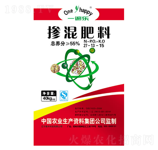 摻混肥料27-13-15-一遍樂(lè)-嘉豐科技