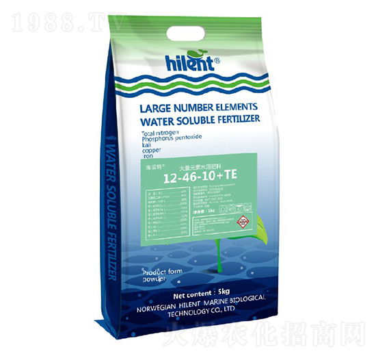 大量元素水溶肥料12-46-10+TE-海藍(lán)特