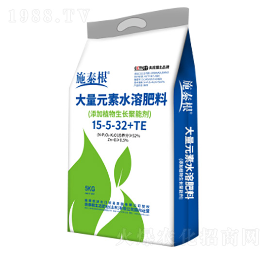 大量元素水溶肥料15-5-32+TE-施泰根