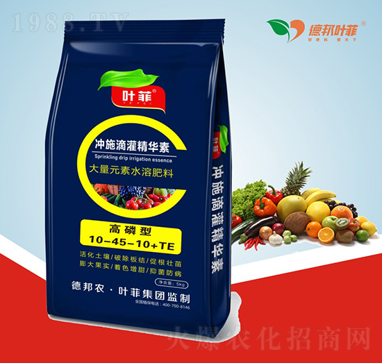高磷型大量元素水溶肥料10-45-10+TE-德邦葉菲