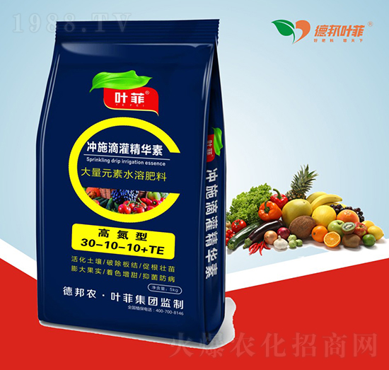 高氮型大量元素水溶肥料30-10-10+TE-德邦葉菲