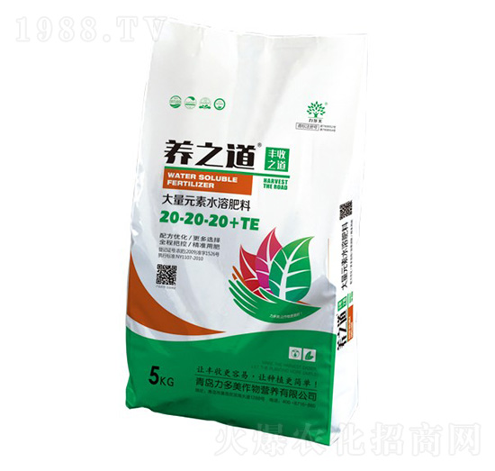 平衡型大量元素水溶肥料20-20-20+TE-養(yǎng)之道-農(nóng)圣人