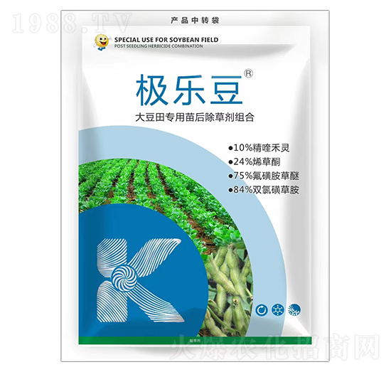 大豆田專用苗后除草劑組合-極樂豆-康普捷
