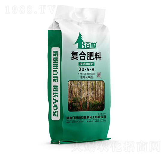 桉樹專用復(fù)合肥料20-5-8-百田