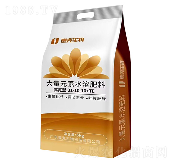 高氮型大量元素水溶肥料31-10-10+TE-壹克生物