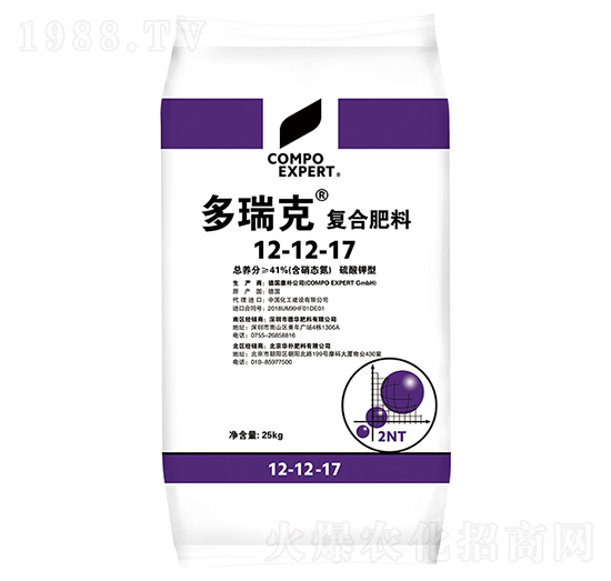 康樸多瑞克復(fù)合肥料12-12-17-康樸