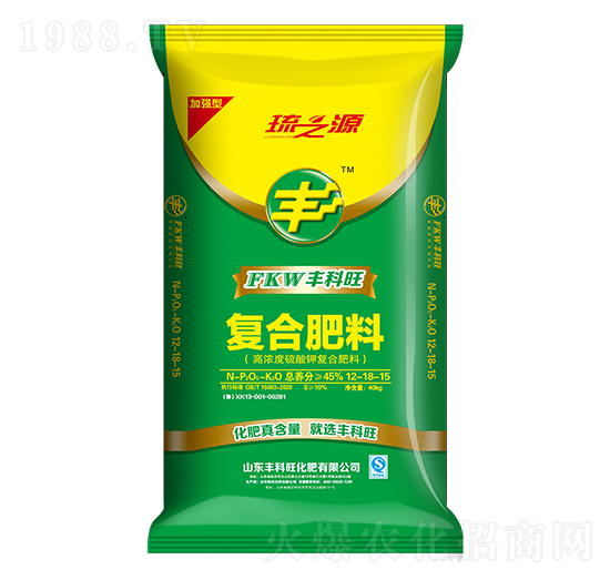高濃度硫酸鉀復(fù)合肥料12-18-15-豐科旺-賽洋化工