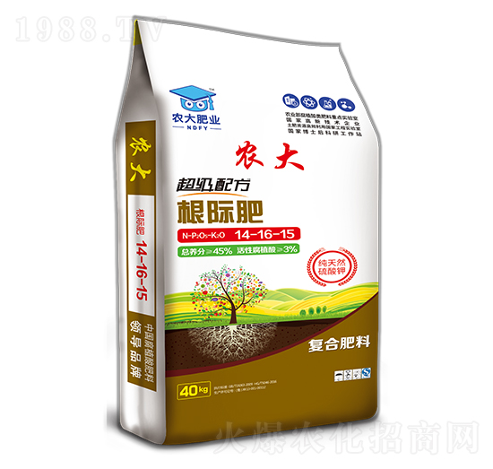 超級配方根際肥14-16-15-農(nóng)大肥業(yè)