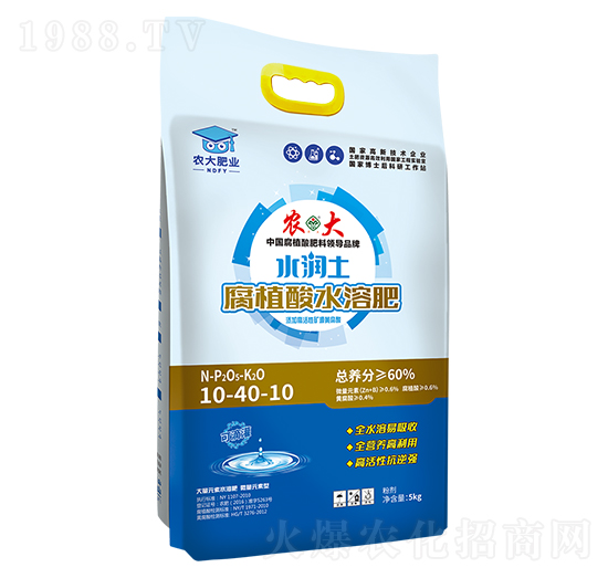 水潤(rùn)土腐植酸滴灌肥10-40-10-農(nóng)大肥業(yè)