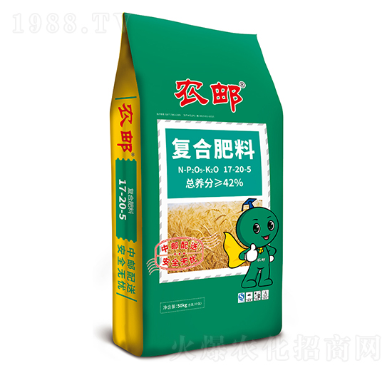 農(nóng)郵腐植酸復(fù)合肥17-20-5-農(nóng)大生態(tài)