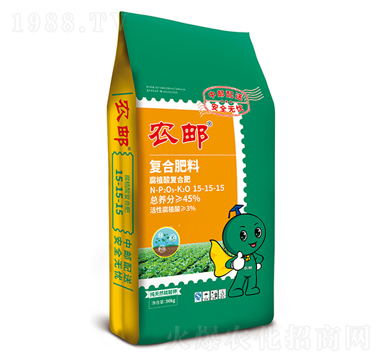 農(nóng)郵腐植酸復(fù)合肥15-15-15-農(nóng)大生態(tài)