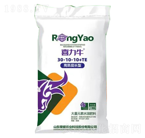 大量元素水溶肥30-10-10+TE-喜力牛-榮耀農(nóng)業(yè)