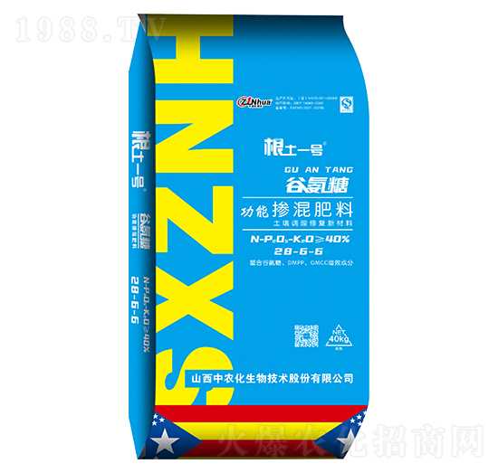 谷氨糖功能摻混肥料28-6-6-根土一號(hào)-中農(nóng)化