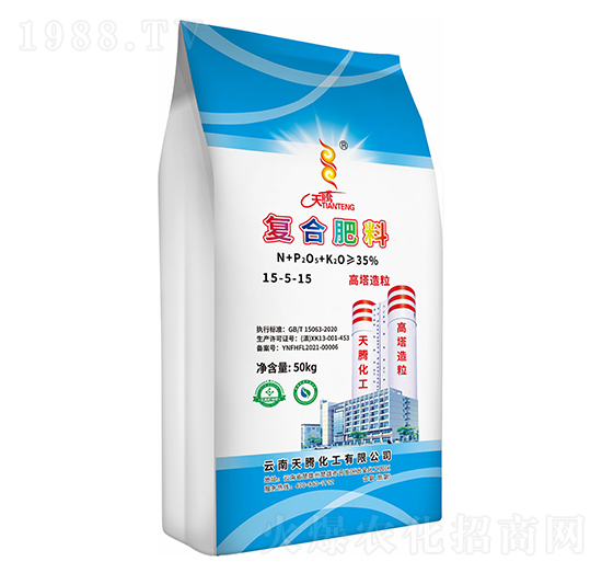 高塔造粒復(fù)合肥料15-5-15-天騰化工