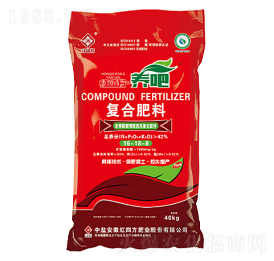增效控失復合肥料16-8-8-養(yǎng)吧-紅四方