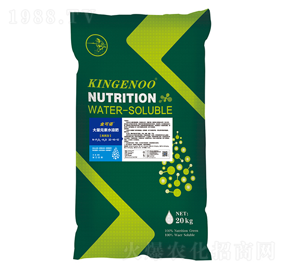 20kg高氮型大量元素水溶肥料32-10-12-金可諾