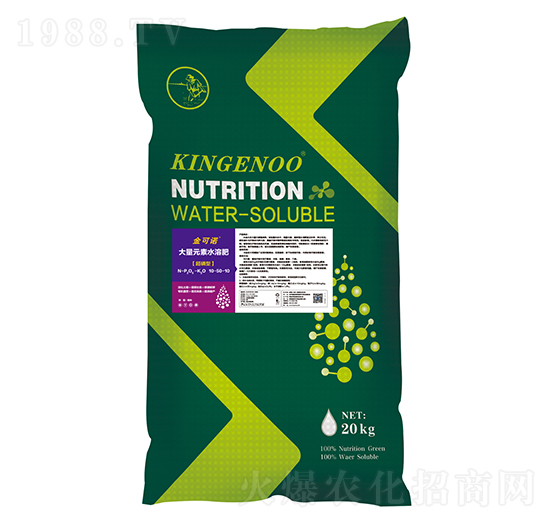 20kg超磷型大量元素水溶肥料10-50-10-金可諾