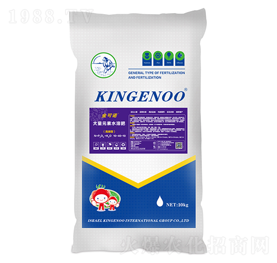 10kg高磷型大量元素水溶肥料10-40-10-金可諾