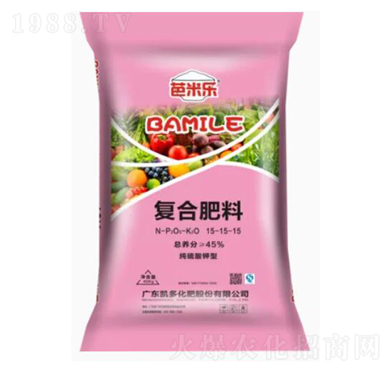 純硫酸鉀型復(fù)合肥料15-15-15-芭米樂(lè)-凱多化肥