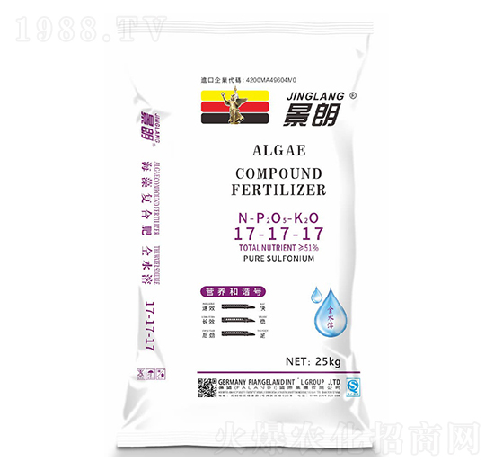 全水溶海藻復(fù)合肥料17-17-17-法蘭地