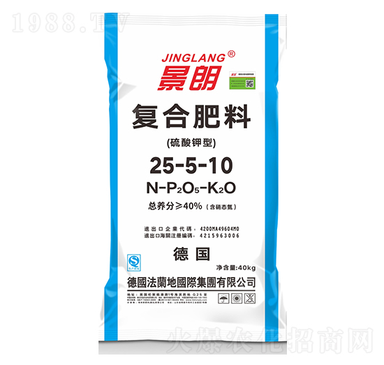 硫酸鉀型復合肥料25-5-10-景朗-法蘭地